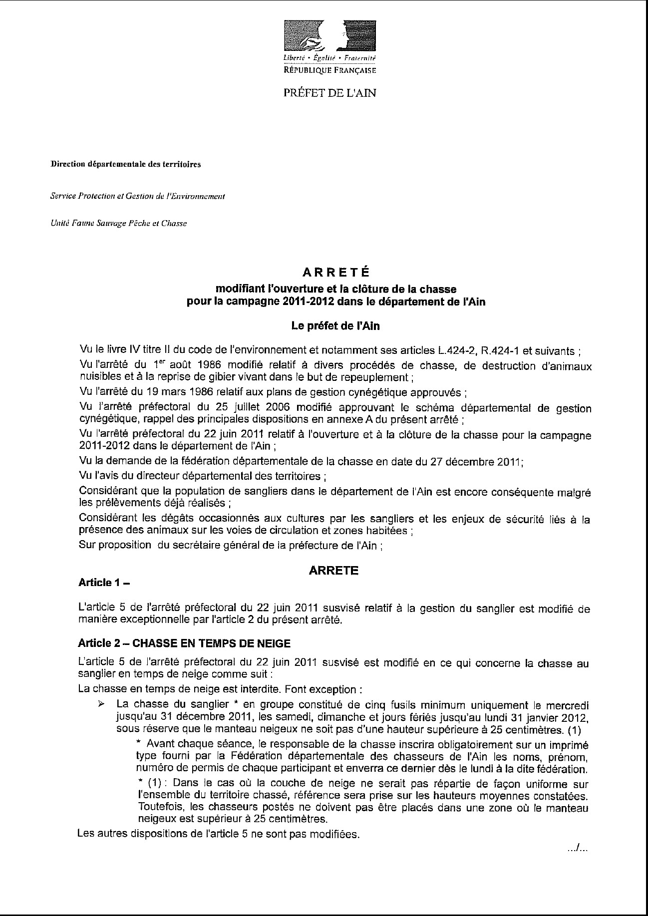 Vie locale